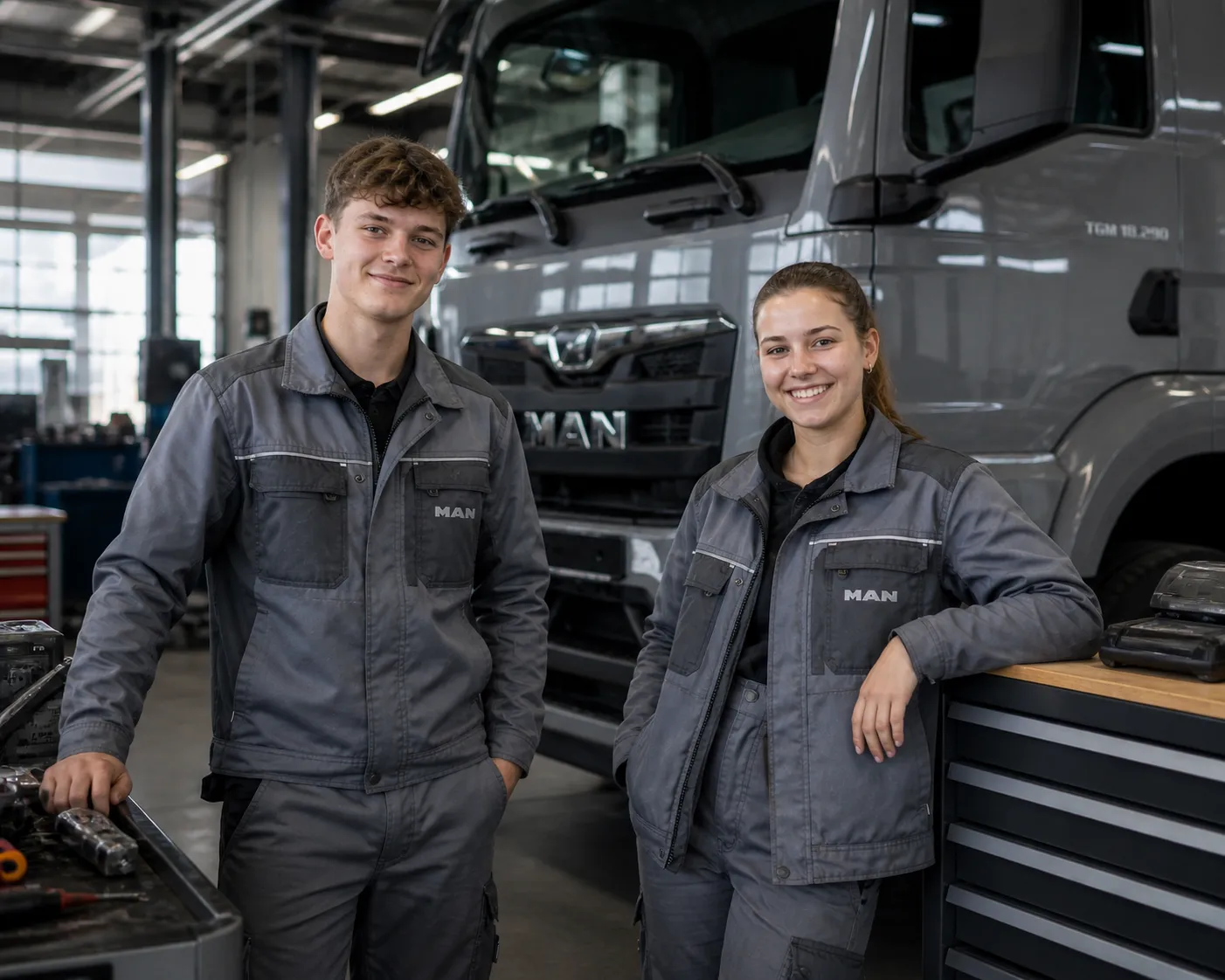 Apprenticeship as a commercial vehicle mechatronics technician (m/f/d)